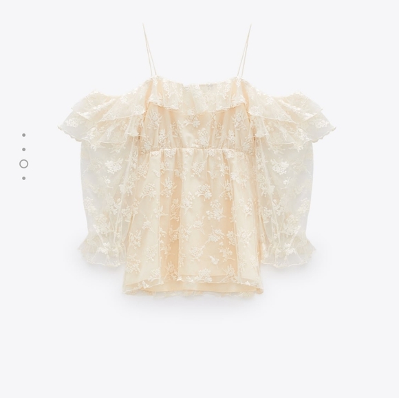 Zara embroidered blouse - Picture 5 of 5